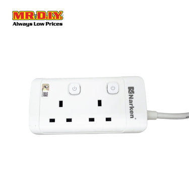NARKEN Safety Socket 3 Pin 3000W White