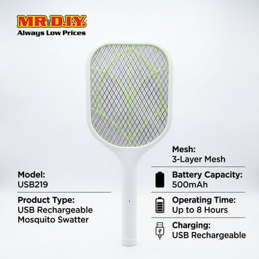 MR.DIY USB Mosquito Swatter USB219