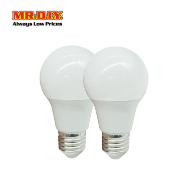 MR.DIY Value Pack LED A60 Bulb Daylight E27 (2pcs)
