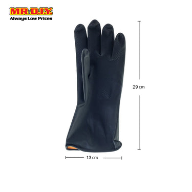 (MR.DIY) Household Gloves Black (Size: L)