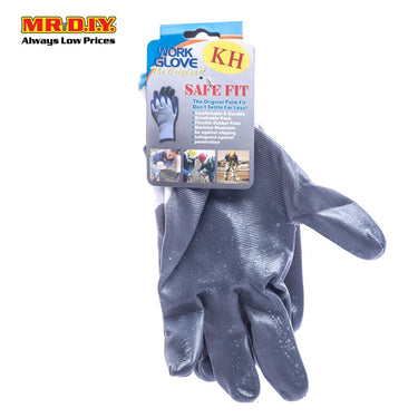 (MR.DIY) Safe Fit Rubber Palm Work Glove