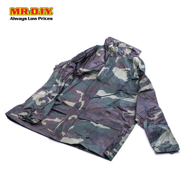 (MR.DIY) Camouflage Raincoat