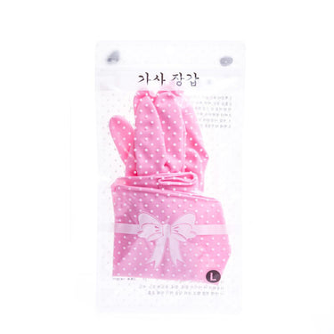 (MR.DIY) Rubber Gloves L (2pcs)-Pink-L