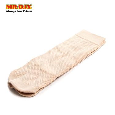 Nylon Elastane 20 Denier Short Socks Beige