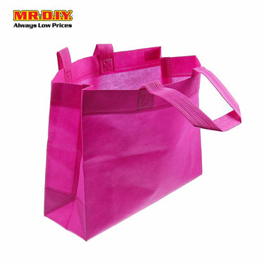 (MR.DIY) Reusable Recycle Medium Shopping Tote Bag Pink