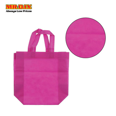 (MR.DIY) Reusable Recycle Medium Shopping Tote Bag Pink
