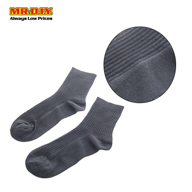 (MR.DIY) Student Socks 3pcs BK