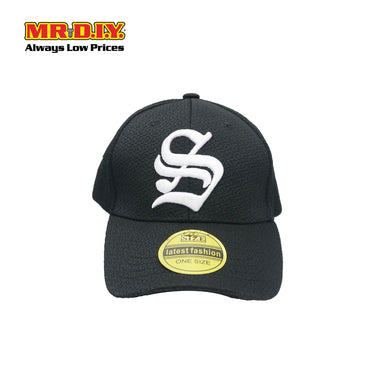 (MR.DIY) Unisex S Letter Embroidered All Seasons Indoor Outdoor Baseball Cap