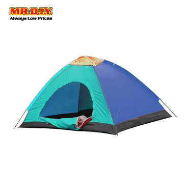 (MR.DIY) Pop Up 3/4 Camping Outdoor Tent 3 People (200 x 150 x 110cm)