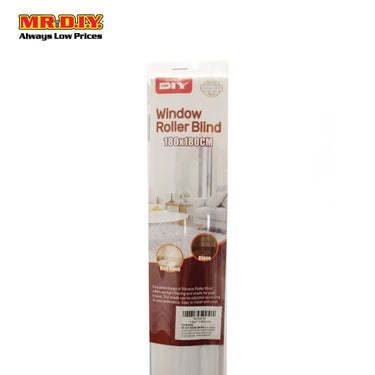 (MR.DIY) Minimalist Window Roller Blinds (180x180cm)