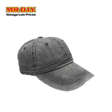 (MR DIY) Adjustable Vintage Cotton Baseball Hat ( 19 x 27 x 12 cm )