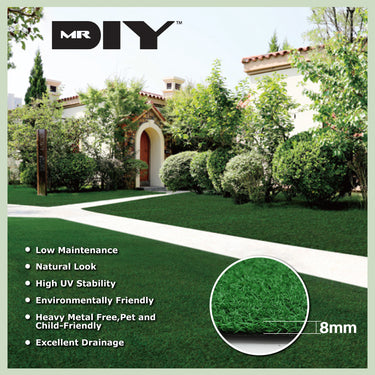 8mm 1M X 1M SPR GOLF SERIES Artificial Grass