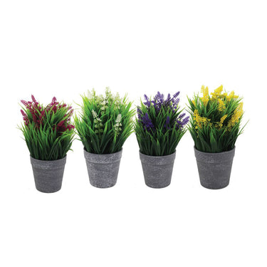(MR.DIY) Decorative Artificial Flowering Grass Plant YJ-01144