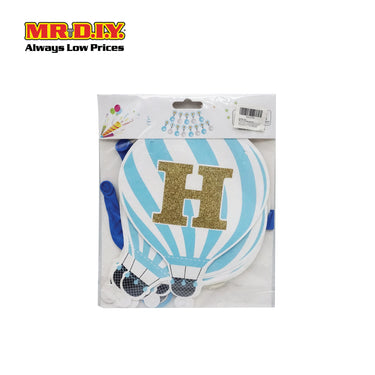 (MR.DIY) Birthday Party Flag With Balloon