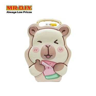 (MR.DIY) Steel Capybara Coin Bank (L19cm x W16cm x H6.5)