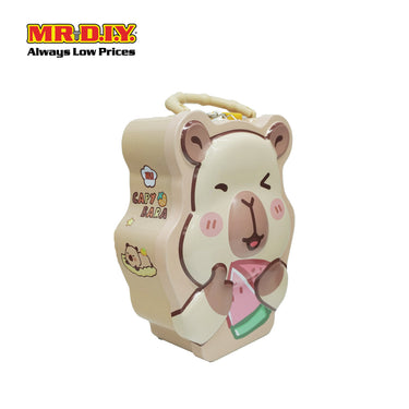 (MR.DIY) Steel Capybara Coin Bank (L19cm x W16cm x H6.5)