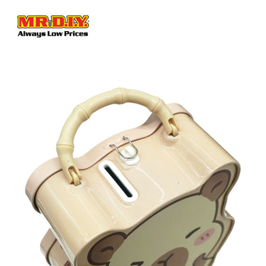 (MR.DIY) Steel Capybara Coin Bank (L19cm x W16cm x H6.5)