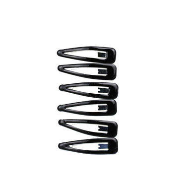 (MR.DIY) Black Metal Hair Clips (6 pcs)