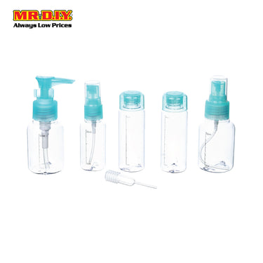 (MR.DIY) KEQI 7 in 1 Travel Pack Cosmetic Bottle Kit Set