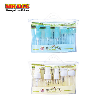 (MR.DIY) KEQI 7 in 1 Travel Pack Cosmetic Bottle Kit Set