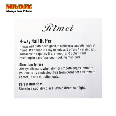 RIMEI 4-Way Nail Buffer