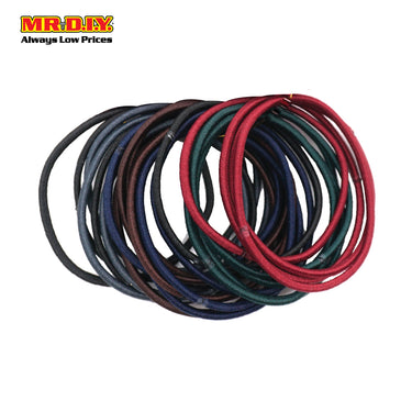 (MR.DIY) Single Rope Design Rubber Hairband (24pcs)