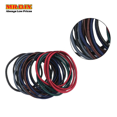 (MR.DIY) Single Rope Design Rubber Hairband (24pcs)