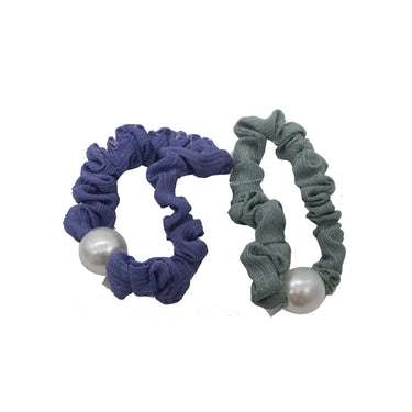 (MR.DIY) Lacey Hair Scrunchie With Pearl (2 pieces)