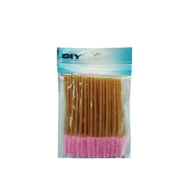 (MR.DIY) Disposable Eyebrow Eyelash Mascara Spoolie Brush (50pcs)