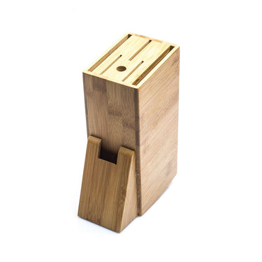 (MR.DIY) Bamboo Knife Holder Stand Storage (1pc)