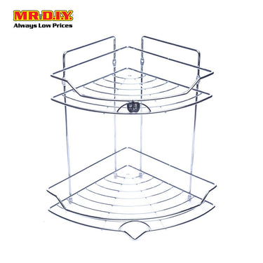 (MR.DIY) 2-Layers Stainless Steel Storage Rack for Bathroom