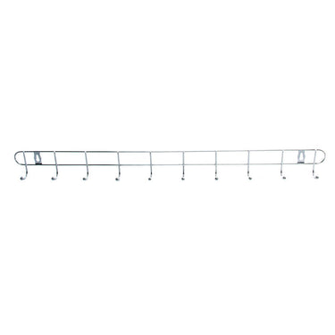 (MR.DIY) Clothes Towel Metal Door Hooks Organizer Hanger Wall-Mounted (60 x 0.5cm)