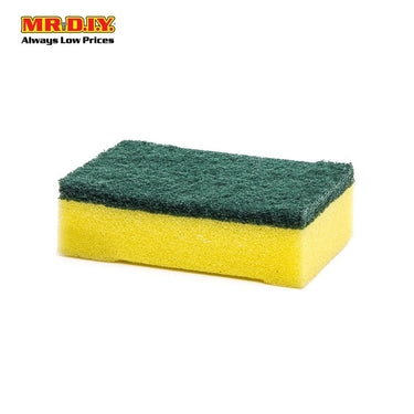 (MR.DIY) OKS Dual-Sided Sponge Cleaning Multi-Purpose Scouring Pad (12pcs)