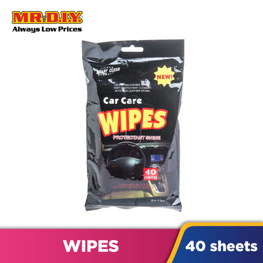 SMART CLEAN Car Care Wipes Pocket Wet Tissue (40pcs)