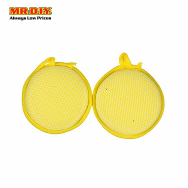 (MR.DIY)  Round Dual Function Scourers Set (2pcs)