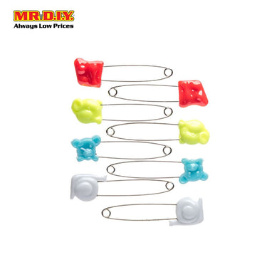 APPLE Animals Plastic Cap Pin (6pcs)