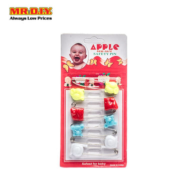 APPLE Animals Plastic Cap Pin (6pcs)