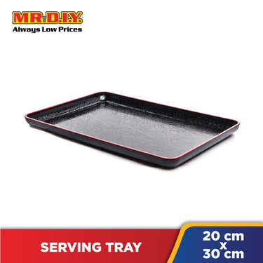 (MR.DIY) Plastic Multi-Function Food Restarurant Serving Tray (28cm x 8cm)