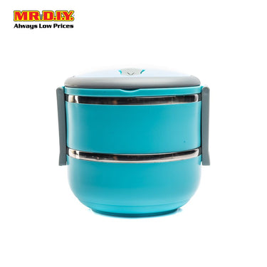 (MR.DIY) Premium Stainless Steel Double Layer Lunch Box