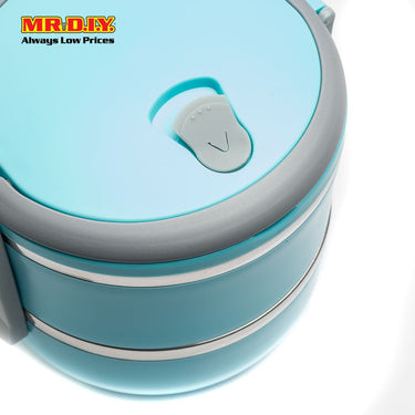(MR.DIY) Premium Stainless Steel Double Layer Lunch Box