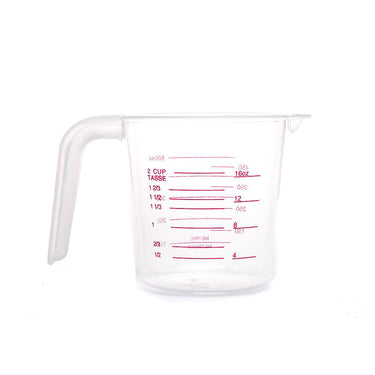 (MR.DIY) Clear Plastic Measuring Cup (500ml)