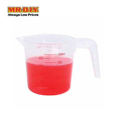 (MR.DIY) Plastic Transparent Baking Kitchen Measuring Small Jug With Handle (1000ml)