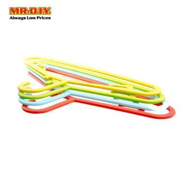 (MR.DIY) S-FRONT Dazzle Colour Plastic Hangers (6pcs)