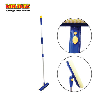 NECO Adjustable Window Squeegee Cleaner Wiper With Sponge