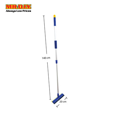 NECO Adjustable Window Squeegee Cleaner Wiper With Sponge