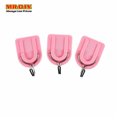 (MR.DIY) Plastic Hook (3pcs)