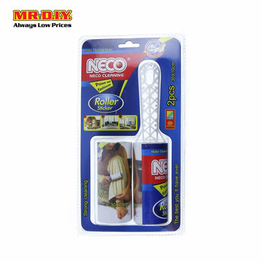NECO 2 in 1 Cleaning Roller Sticker Set with Roller Sticker Refill (30cm x 10cm)