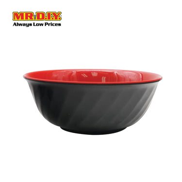 (MR.DIY) Black Red Bowl (7 inch)