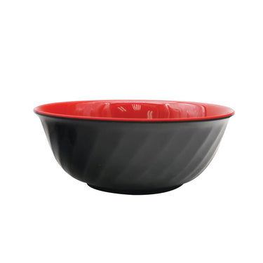 (MR.DIY) Black Red Bowl (7 inch)