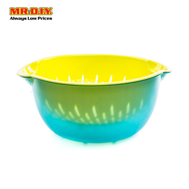 (MR.DIY) Colander with Bowl Set (30cm X 14.5cm)